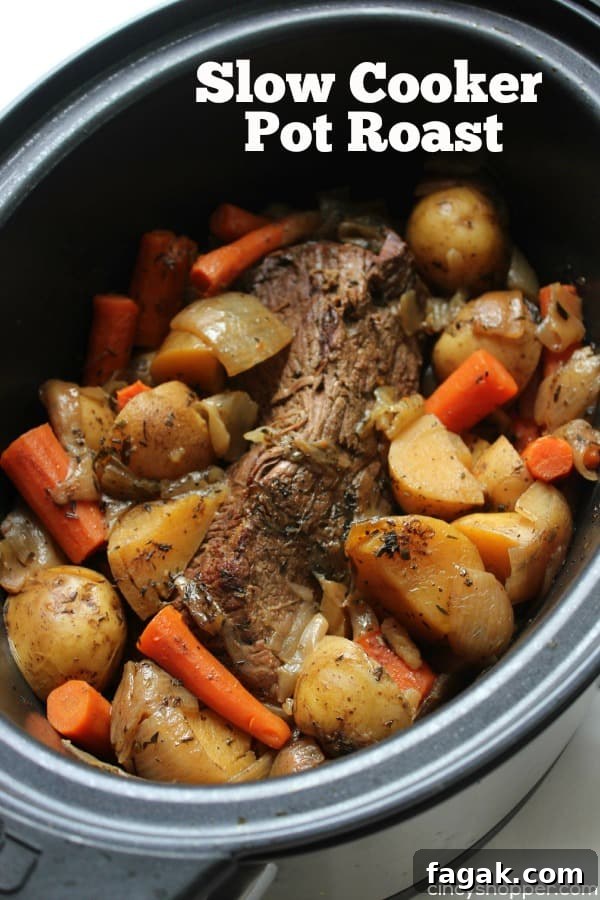Slow Cooker Pot Roast 1