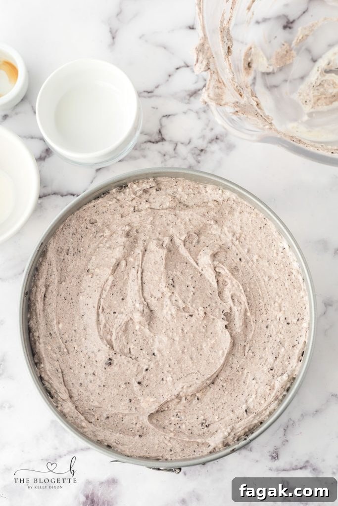 Oreo Cheesecake Filling