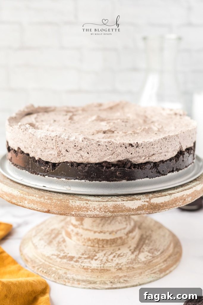No Bake Oreo Cheesecake