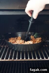 Smoked Poblano and Pepper Jack Queso Recipe 6 Pull the beef off once browned
