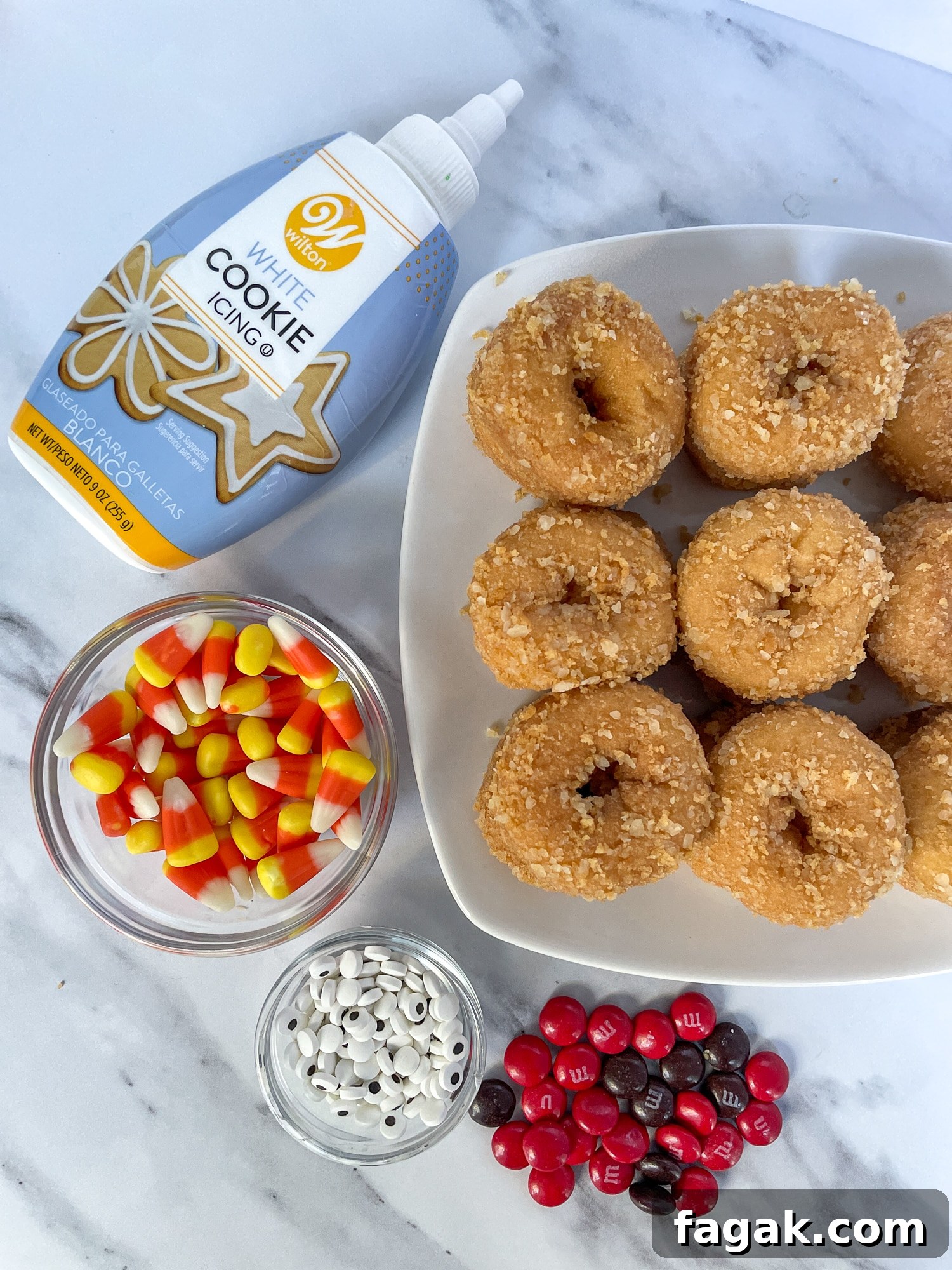 ingredients for turkey donut