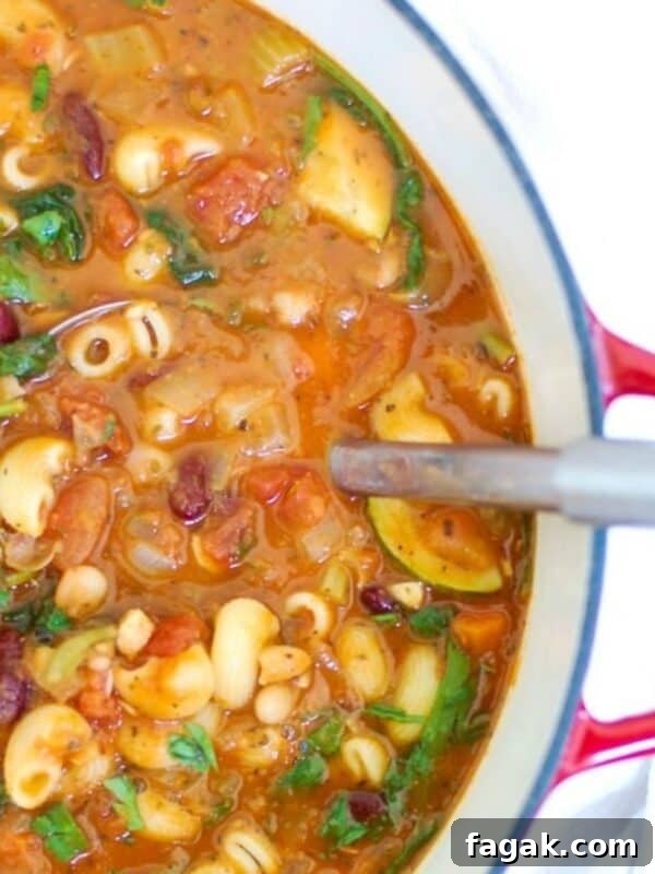Homemade Minestrone Soup