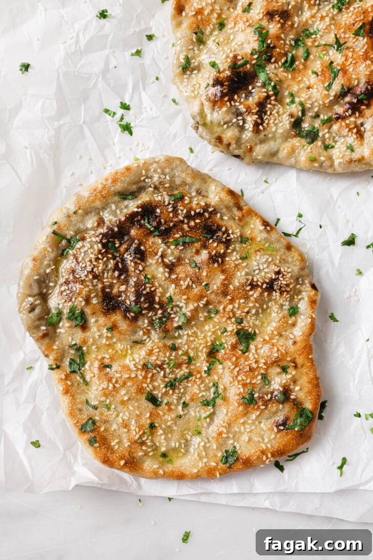 Foolproof Keema Naan Recipe: Step-by-Step Guide for Perfect Stuffed Bread 16 Keema Naan baked and sprinkled with cilantro.
