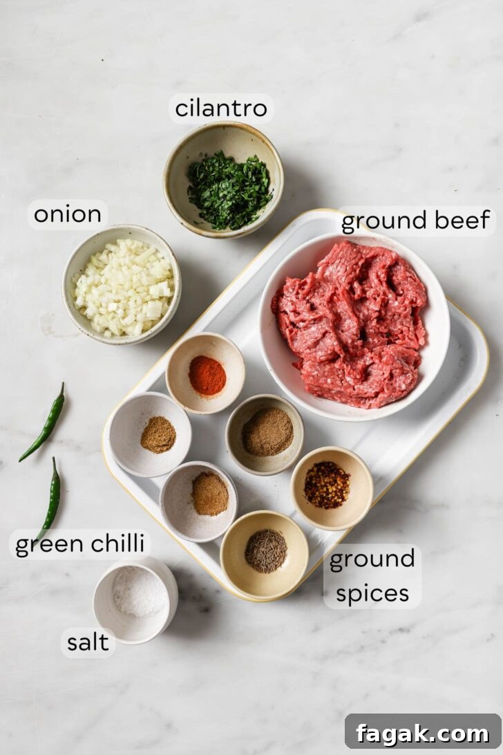 Foolproof Keema Naan Recipe: Step-by-Step Guide for Perfect Stuffed Bread 4 Filling ingredients for Keema Naan