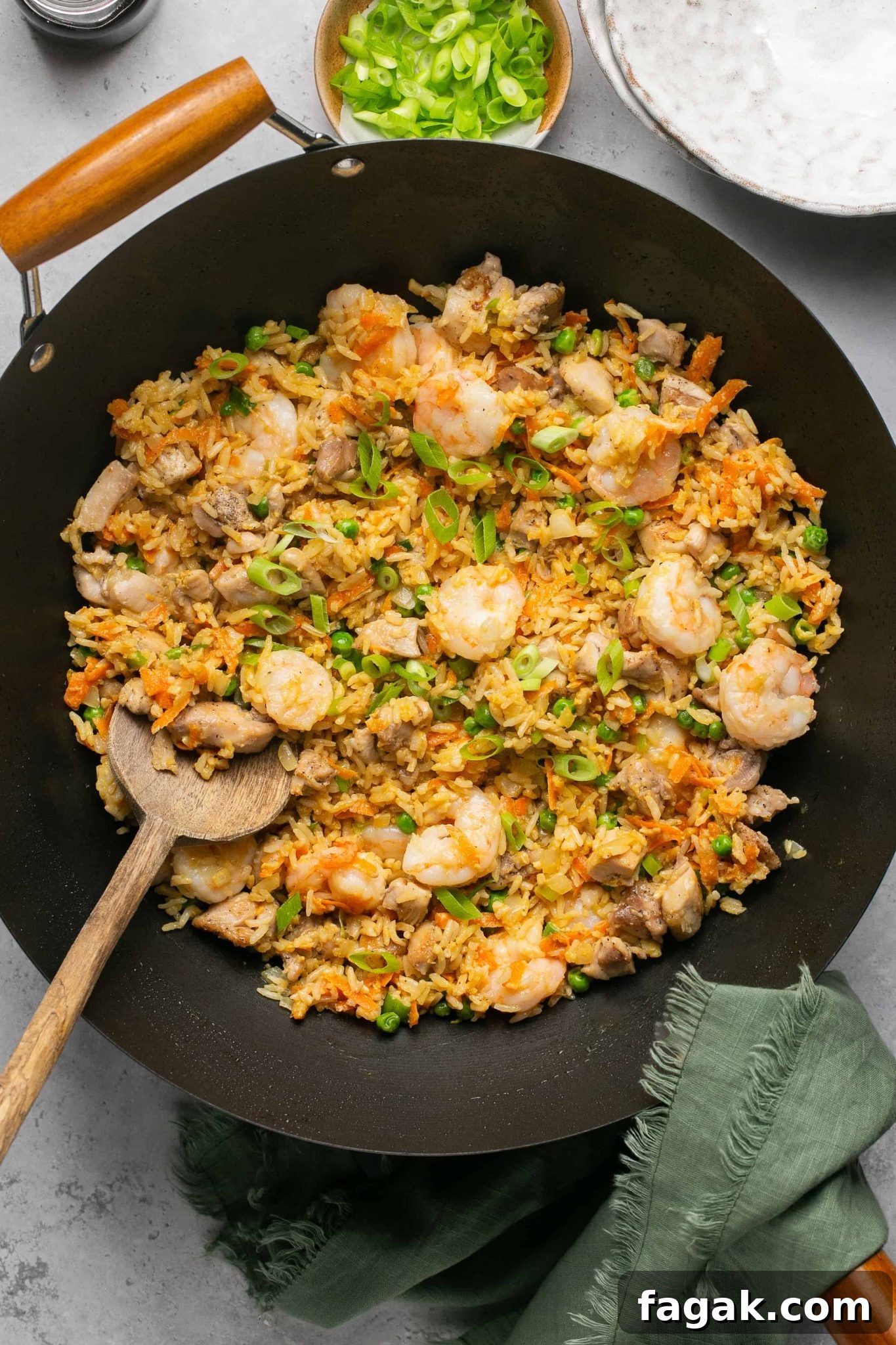 Shrimp & Chicken Fried Rice 