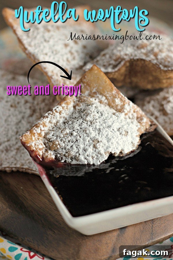Nutella Wontons