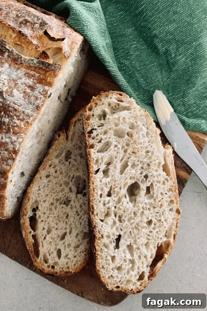 Pickle sourdough rye bread close-up