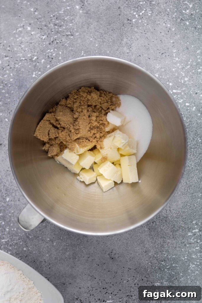Step by step to make molasses cookies