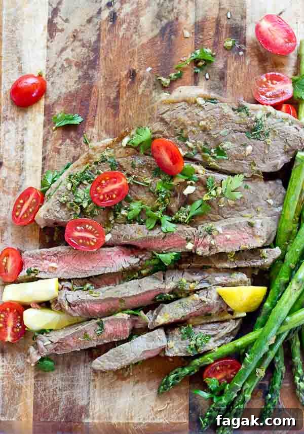 Grilled Top Sirloin Filets with Italian Salsa Verde