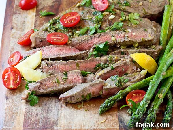 Grilled Top Sirloin Filets with Italian Salsa Verde