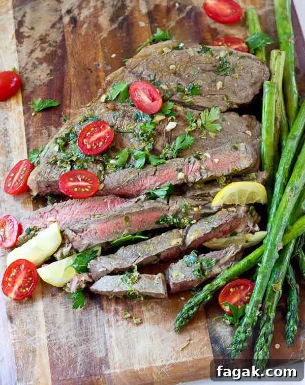 Grilled Top Sirloin Filets with Italian Salsa Verde