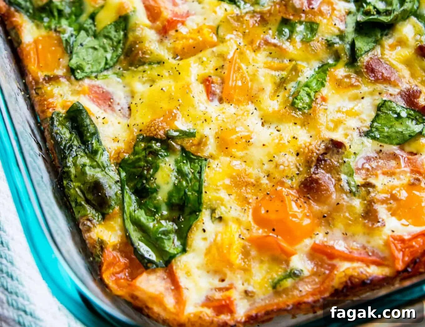 15 Filling Breakfast Recipes to Keep You Full Until Lunch 11 Bacon and Vegetable Egg Casserole