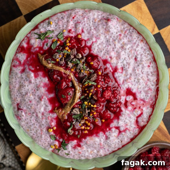 15 Filling Breakfast Recipes to Keep You Full Until Lunch 13 High Protein Raspberry Vanilla Chia Pudding
