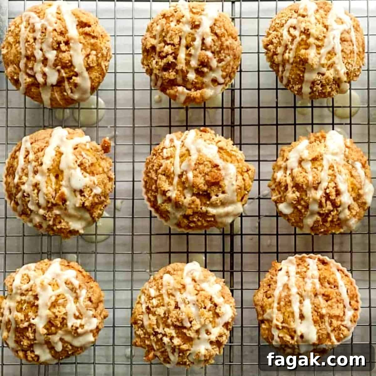 15 Filling Breakfast Recipes to Keep You Full Until Lunch 3 pumpkin banana muffins with icing