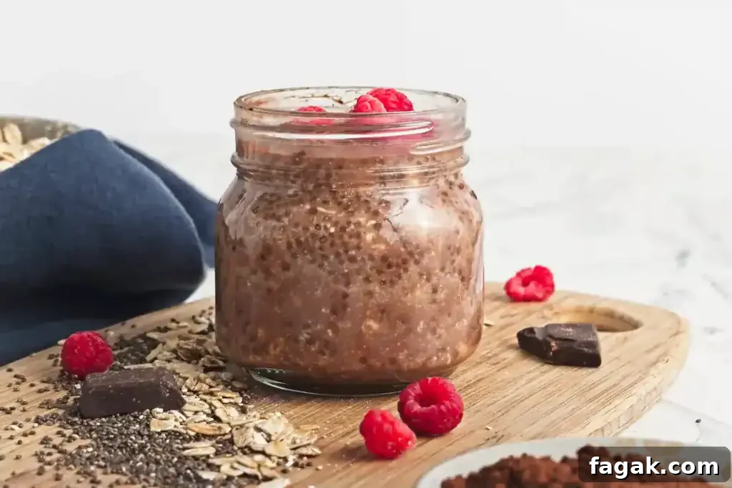 15 Filling Breakfast Recipes to Keep You Full Until Lunch 8 Chocolate Overnight Oats