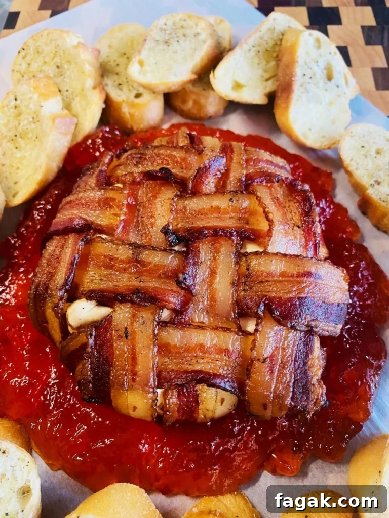 12 Festive Traeger Appetizer Recipes for Holiday Entertaining 6 Bacon Wrapped Brie on the Smoker