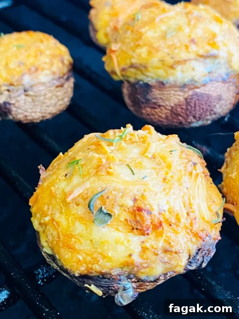 12 Festive Traeger Appetizer Recipes for Holiday Entertaining 7 Traeger Crab Stuffed Mushrooms