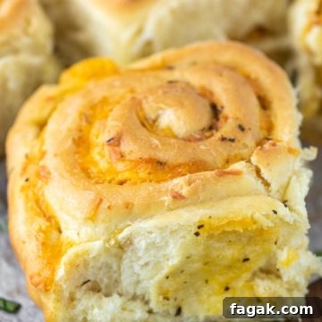 cheese roll on parchment paper