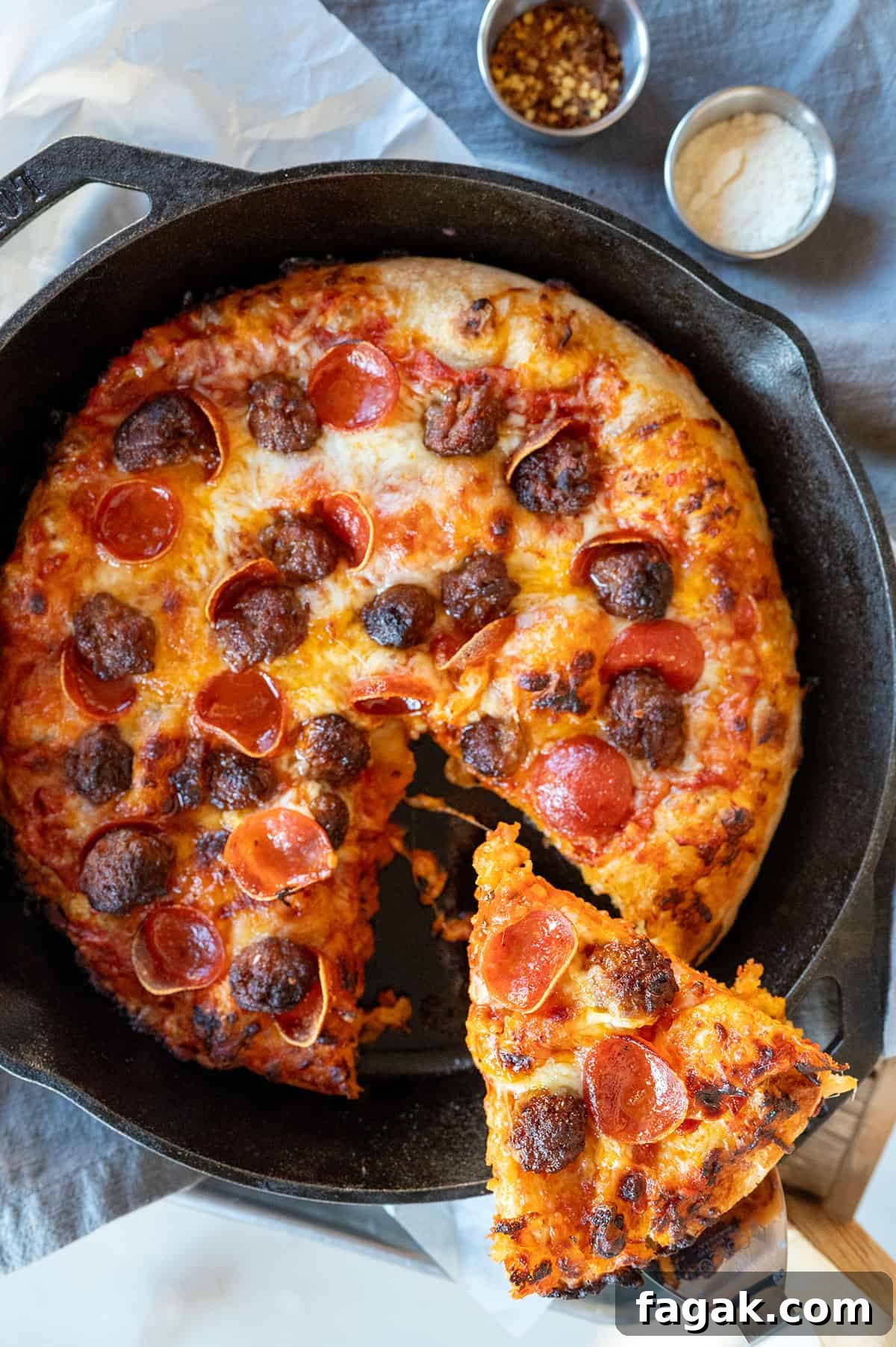 pan pizza on the ninja grill.