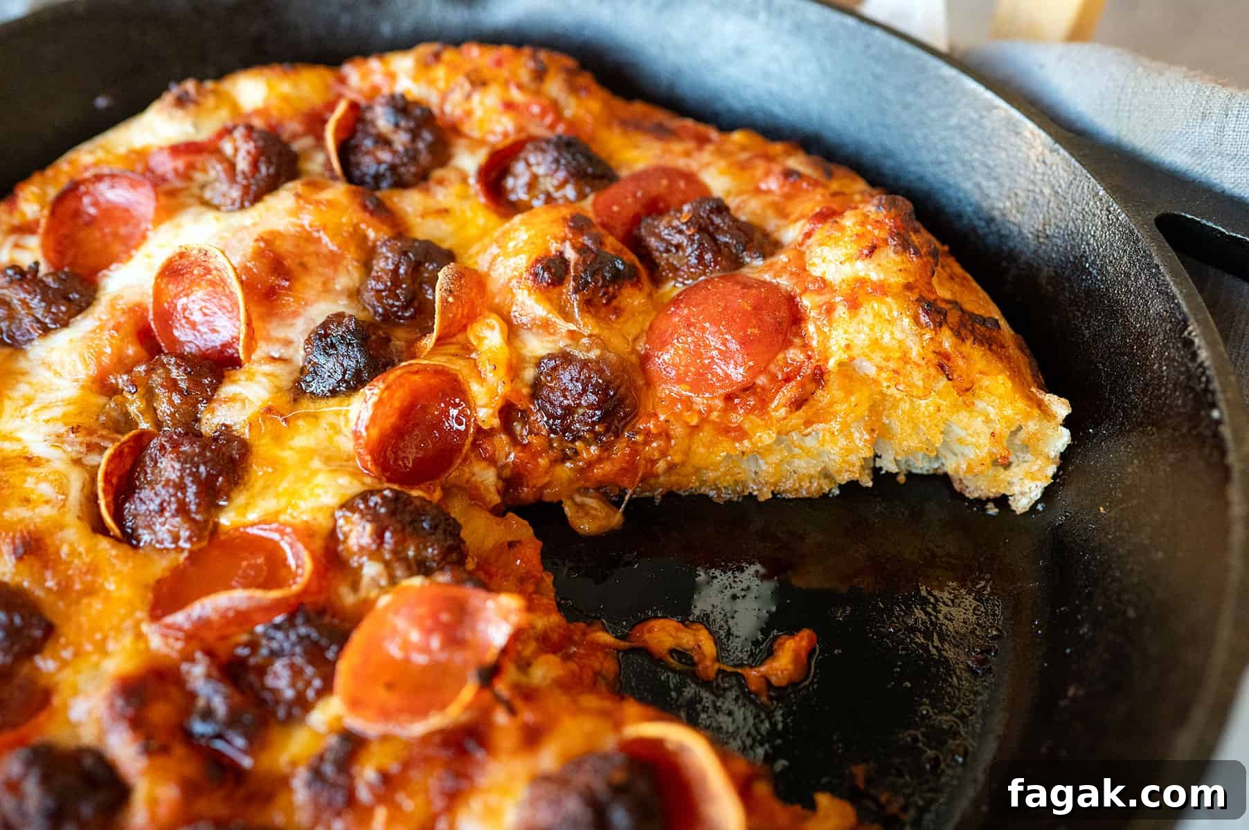 pan pizza on the ninja grill.