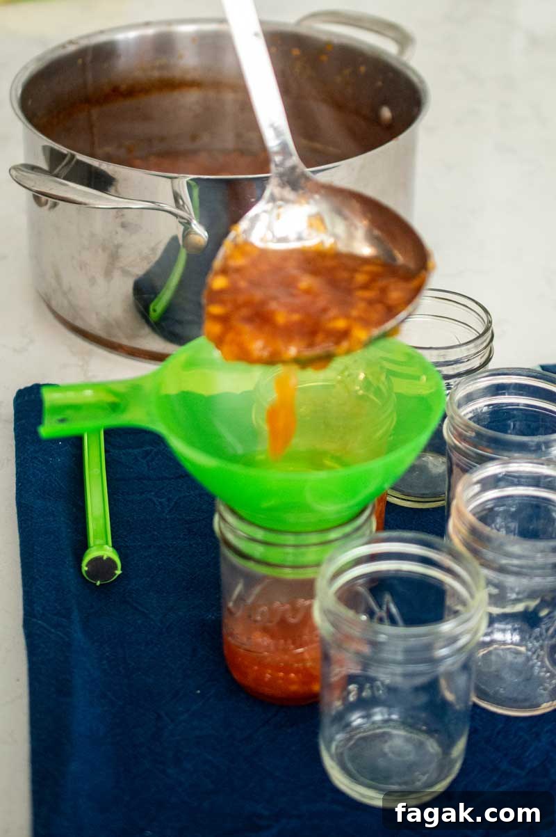 Low Sugar Peach Jam
