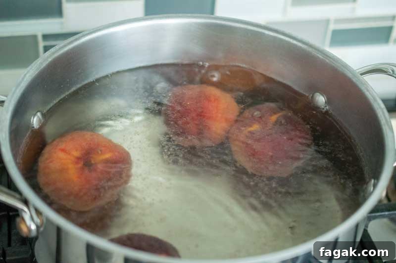 Low Sugar Peach Jam Ingredients