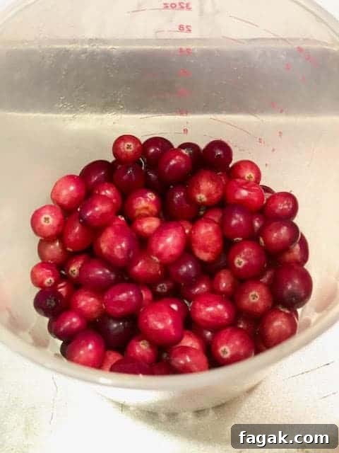 1 1/2 cup of cranberries