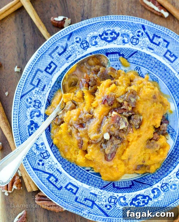 Lightened Sweet Potato Casserole Recipe: Lower-Calorie Holiday Side 6 An easy recipe for Sweet Potato Casserole Lightened Up! Still packed with brown sugar, buttery goodness but with half the calories!