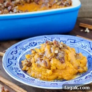 Lightened Sweet Potato Casserole Recipe: Lower-Calorie Holiday Side 8 Sweet Potato Casserole Lightened Up 2 1411074686.