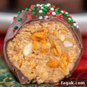chocolate butterfinger candy balls
