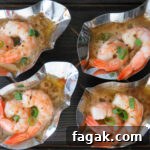 Grilled BBQ Shrimp in Oyster Shells