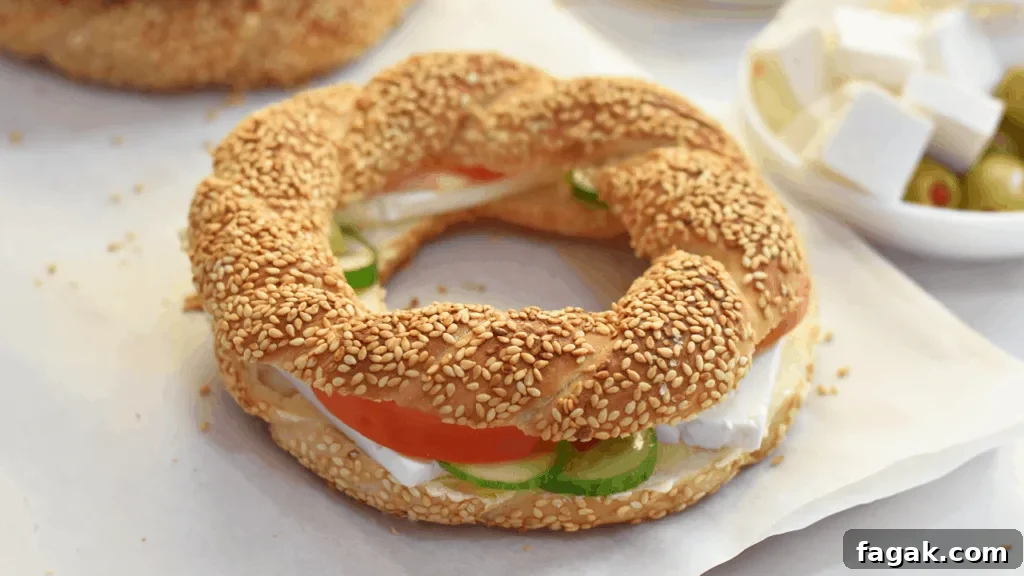 Turkish simit recipe