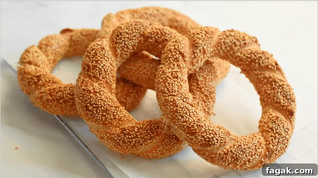 Turkish simit recipe