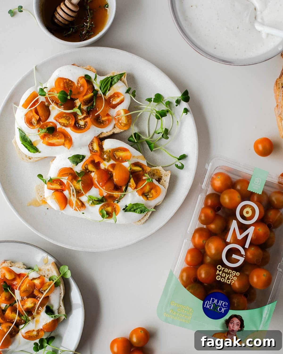 Savory Whipped Cottage Cheese Toast with Tomatoes