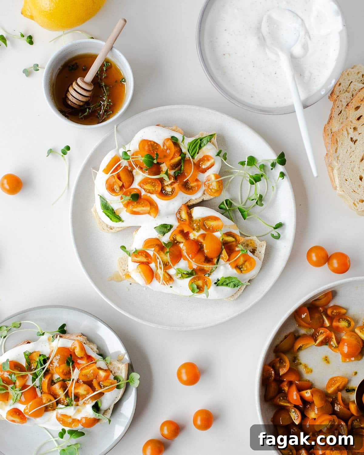 savory cottage cheese toast
