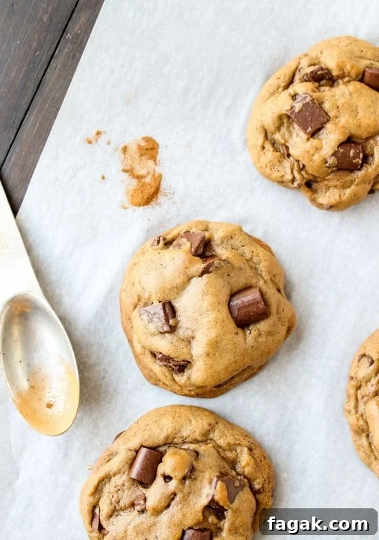 Chocolate Chunk Gingerbread Cookies Recipe with Molten Chunks 4 Chocolate Chunk Gingerbread Cookies