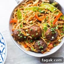 one pan veg noodle and manchurian