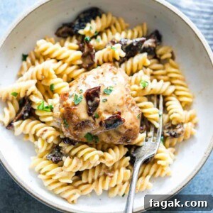 sun-dried tomato chicken with pasta