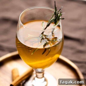 hot toddy in a glass