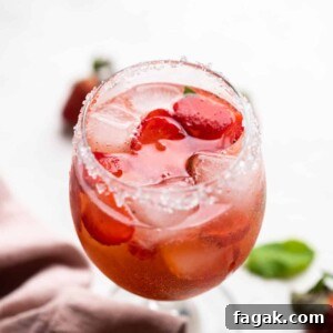strawberry pepper gin and tonic