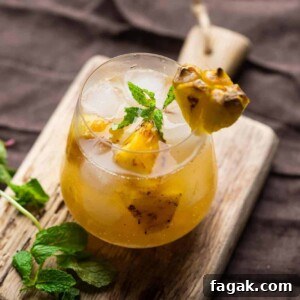 roasted pineapple moscow mule
