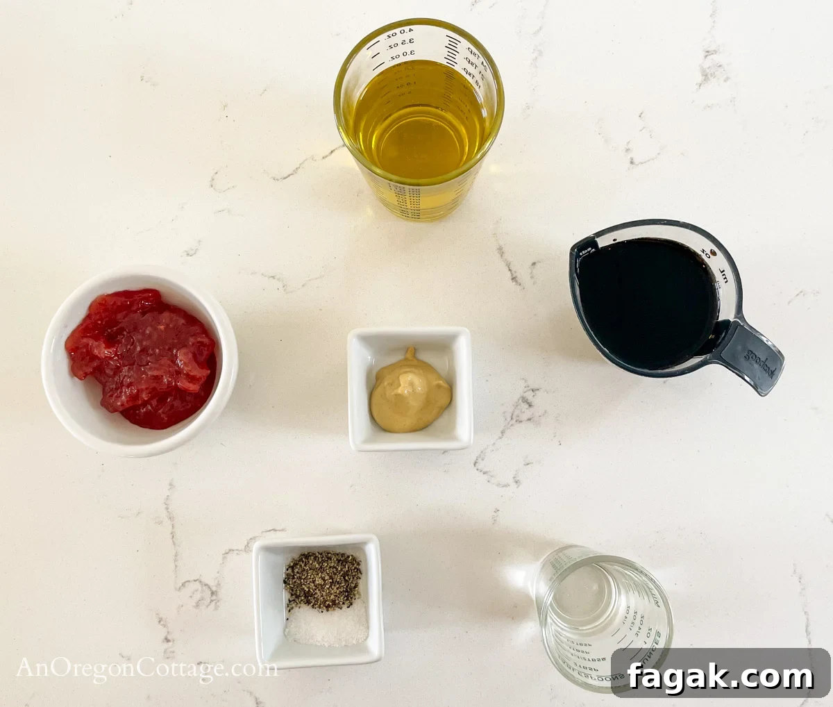 Strawberry Vinaigrette ingredients