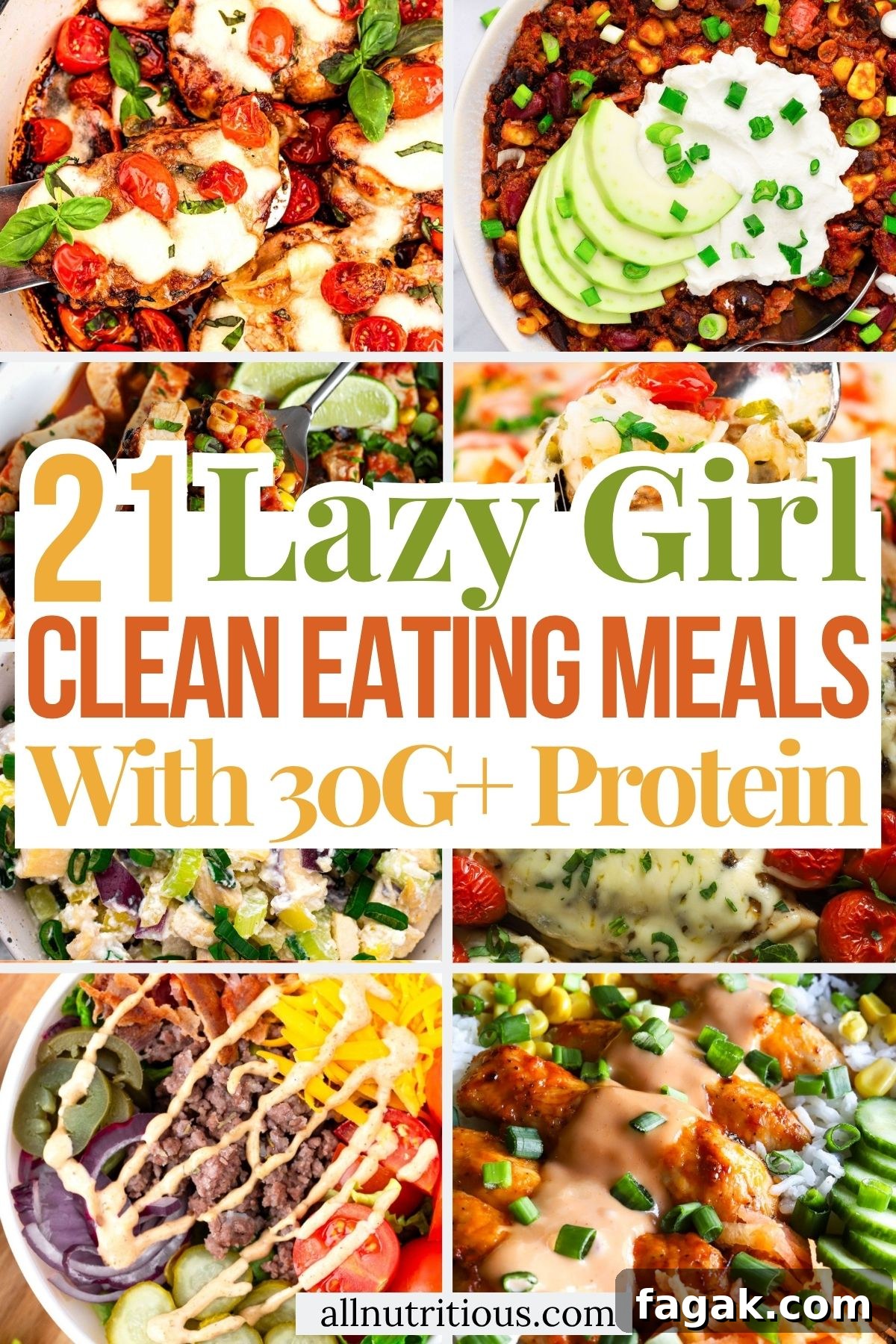 21 Lazy High Protein Clean Eating Meals With 30G+ Protein