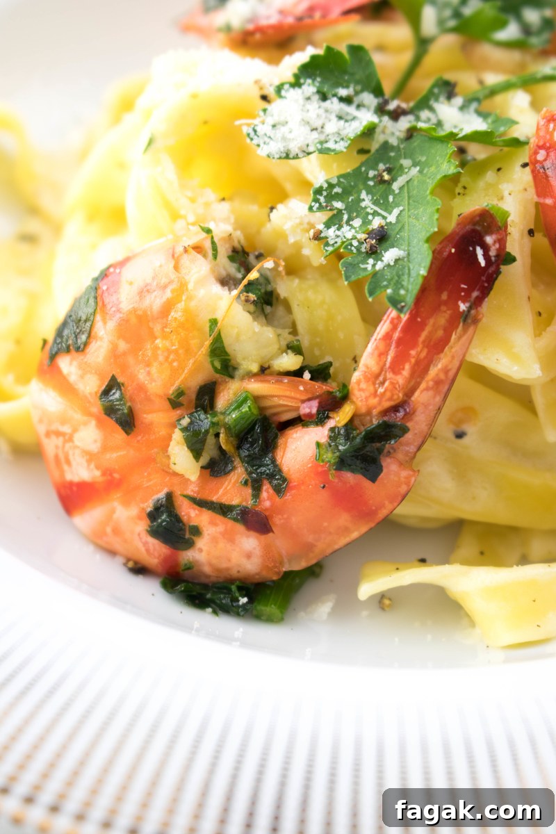 Creamy Shrimp Fettuccine Alfredo Recipe for Weeknight Dinner 5 Shrimp Fettuccine Alfredo