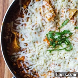 Skillet lasagna