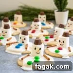 Making these Melted Snowman Sugar Cookies is a fun way to enjoy holiday baking with family. Everyone will enjoy making their own cute and delicious snowman cookies. From-scratch sugar cookies and royal icing recipes are provided here, but you can make a shortcut by using store-bought varieties, too.