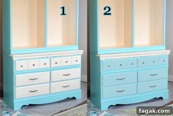 Tiffany Blue Bookshelf from Zestuous