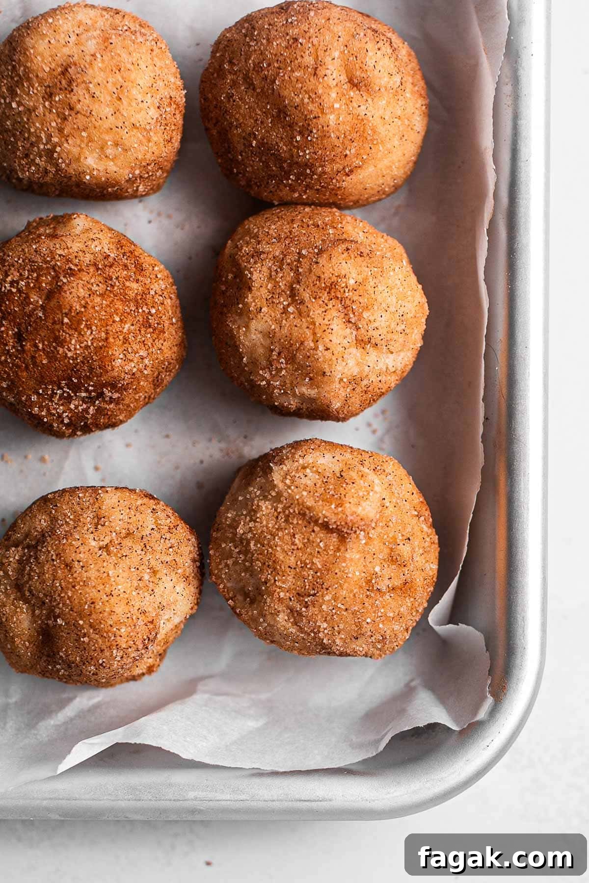 Stack of snickerdoodles