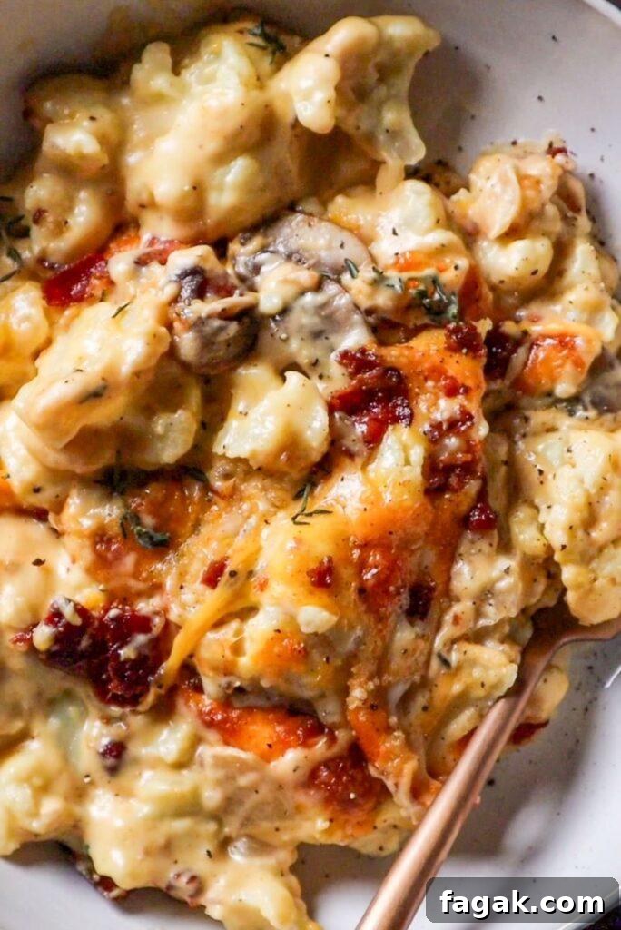 cheddar cauliflower bake