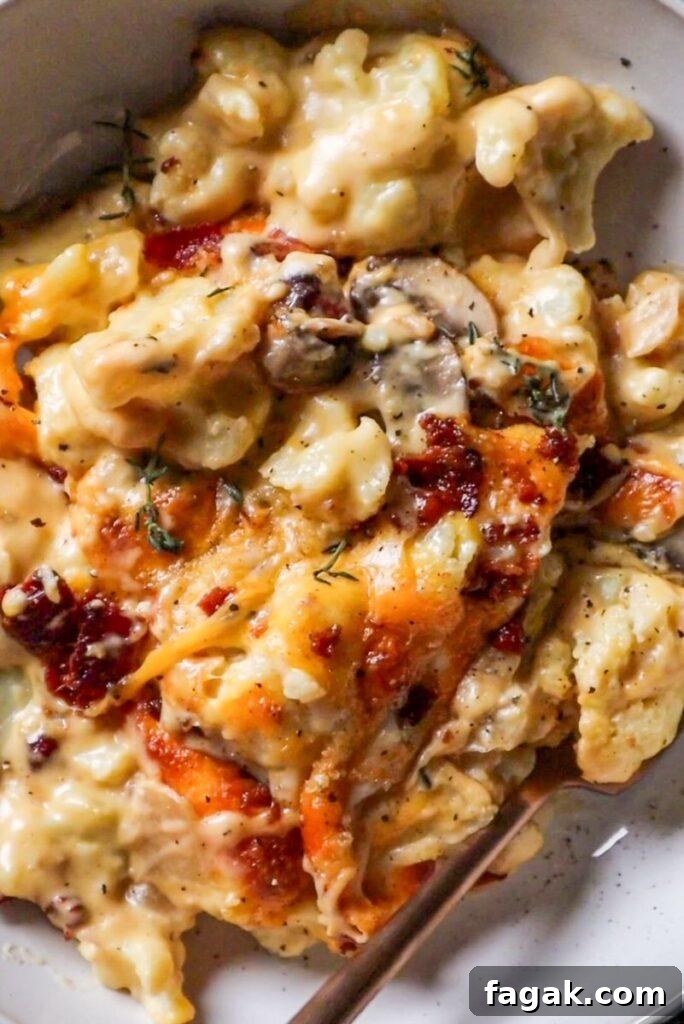 baked cauliflower with cheese